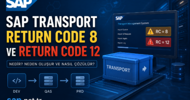 SAP Transport Return Code 8 ve Return Code 12 Nedir? Neden Oluşur ve Nasıl Çözülür?